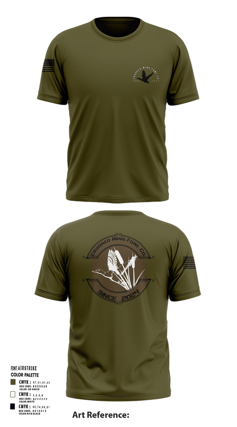 Short Sleeve Performance Shirt, Crooked Wing Fowl Co., , Teamtime, Team time, sublimation, custom sports apparel, team uniforms, spirit wear, spiritwear, sports uniforms, custom shirts, team store, custom team store, fundraiser sports, apparel fundraiser