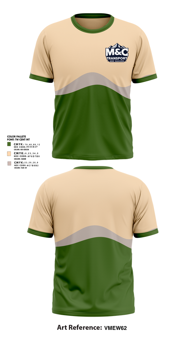 Short Sleeve Performance Shirt, M&C transport and hauling, , Teamtime, Team time, sublimation, custom sports apparel, team uniforms, spirit wear, spiritwear, sports uniforms, custom shirts, team store, custom team store, fundraiser sports, apparel fundraiser