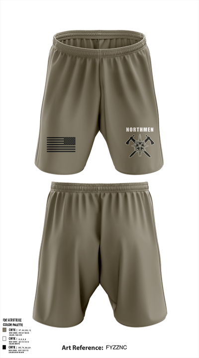 92nd CA BN S2 65710083 Athletic Shorts With Pockets - 2 (1)