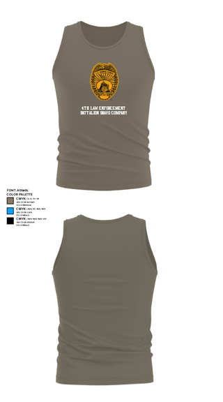 Tank Top, 4th Law Enforcement Battalion Bravo Company, Marines, Teamtime, Team time, sublimation, custom sports apparel, team uniforms, spirit wear, spiritwear, sports uniforms, custom shirts, team store, custom team store, fundraiser sports, apparel fundraiser