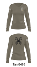 UAS Pilot 79389667 Women's Long Sleeve V-neck Shirt - 73