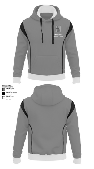 Hoodie, Meade High School Track, Track & Field, Teamtime, Team time, sublimation, custom sports apparel, team uniforms, spirit wear, spiritwear, sports uniforms, custom shirts, team store, custom team store, fundraiser sports, apparel fundraiser