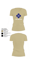338th Army Band 31554965 Women's Short Sleeve V-neck Shirt - 84