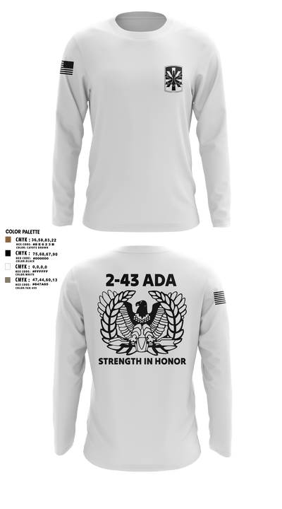 2/43 ADA 6509323 Long Sleeve Performance Polo - 106