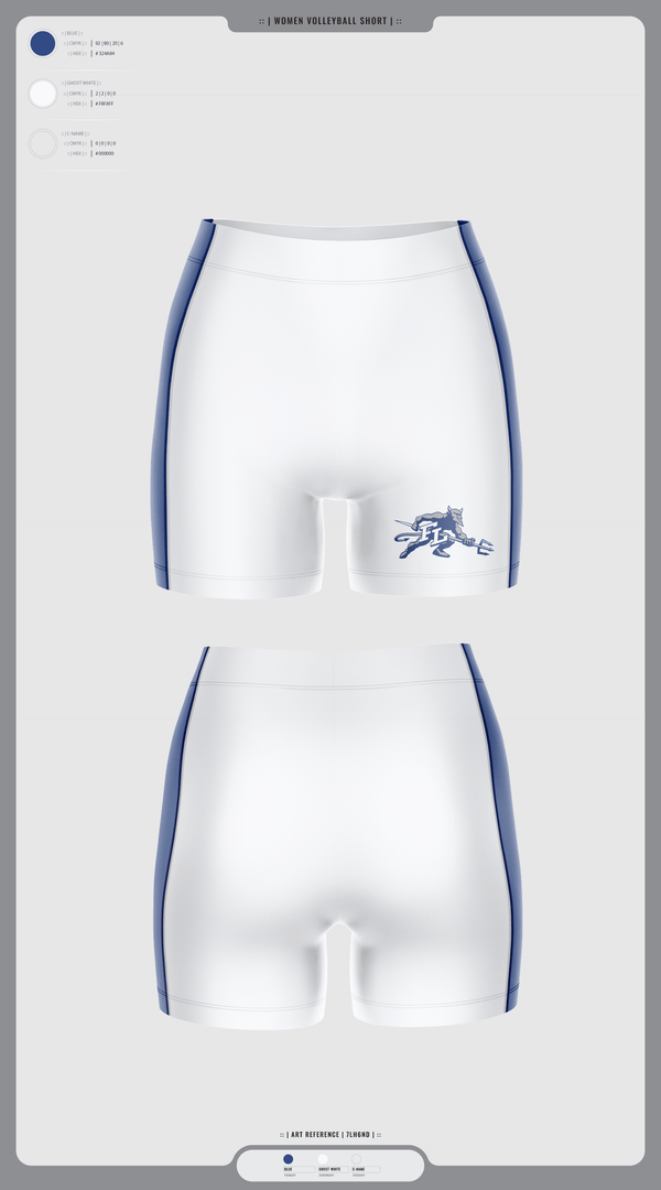 Womens Compression Shorts, Fort Lupton, Women's Volleyball, Teamtime, Team time, sublimation, custom sports apparel, team uniforms, spirit wear, spiritwear, sports uniforms, custom shirts, team store, custom team store, fundraiser sports, apparel fundraiser