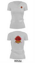 3 O's 95365157 Women's Short Sleeve V-neck Shirt - 19