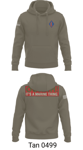 Hoodie, 1st Marine Regiment, Marines, Teamtime, Team time, sublimation, custom sports apparel, team uniforms, spirit wear, spiritwear, sports uniforms, custom shirts, team store, custom team store, fundraiser sports, apparel fundraiser
