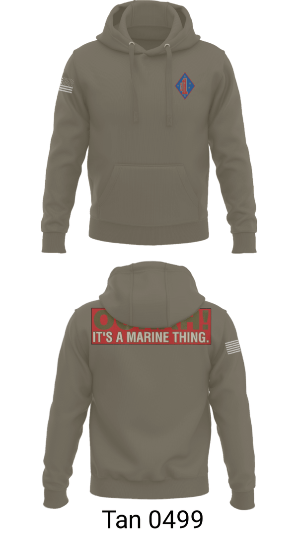 Hoodie, 1st Marine Regiment, Marines, Teamtime, Team time, sublimation, custom sports apparel, team uniforms, spirit wear, spiritwear, sports uniforms, custom shirts, team store, custom team store, fundraiser sports, apparel fundraiser