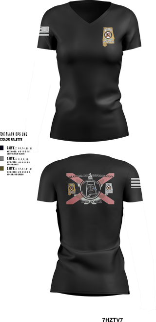 Womens Short Sleeve Vneck Shirt, Narco Nook, Police, Teamtime, Team time, sublimation, custom sports apparel, team uniforms, spirit wear, spiritwear, sports uniforms, custom shirts, team store, custom team store, fundraiser sports, apparel fundraiser