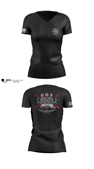 Womens Short Sleeve Vneck Shirt, 9135, National Guard, Teamtime, Team time, sublimation, custom sports apparel, team uniforms, spirit wear, spiritwear, sports uniforms, custom shirts, team store, custom team store, fundraiser sports, apparel fundraiser