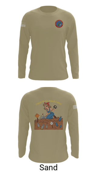 Long Sleeve Performance Shirt, MCB Camp Blaz Ordnance, Marines, Teamtime, Team time, sublimation, custom sports apparel, team uniforms, spirit wear, spiritwear, sports uniforms, custom shirts, team store, custom team store, fundraiser sports, apparel fundraiser