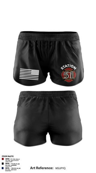 Ranger Panties, Station 51, Fire Department, Teamtime, Team time, sublimation, custom sports apparel, team uniforms, spirit wear, spiritwear, sports uniforms, custom shirts, team store, custom team store, fundraiser sports, apparel fundraiser