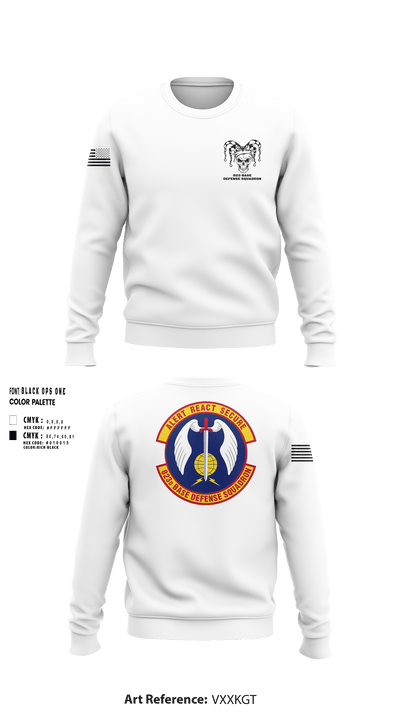 23 FSS823 Base Defense SquadronTask Force Joker 68161366 Crew Neck Sweatshirt - 202