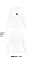 Sabinal High School Basketball 27202205 Women's Long Sleeve V-neck Shirt - 15