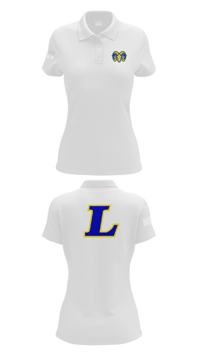 Lakeside High School Basketball 7713831 Women's Short Sleeve Performance Polo  - 17