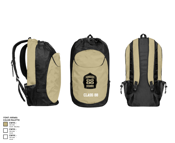 Gear Bag, Class 88, Air Force, Teamtime, Team time, sublimation, custom sports apparel, team uniforms, spirit wear, spiritwear, sports uniforms, custom shirts, team store, custom team store, fundraiser sports, apparel fundraiser