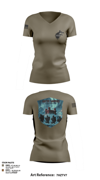 Womens Short Sleeve Vneck Shirt, A CO, 70 BEB, Army, Teamtime, Team time, sublimation, custom sports apparel, team uniforms, spirit wear, spiritwear, sports uniforms, custom shirts, team store, custom team store, fundraiser sports, apparel fundraiser