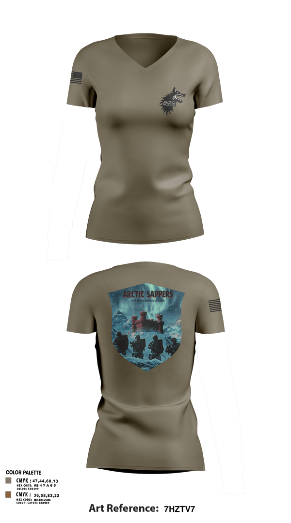 Womens Short Sleeve Vneck Shirt, A CO, 70 BEB, Army, Teamtime, Team time, sublimation, custom sports apparel, team uniforms, spirit wear, spiritwear, sports uniforms, custom shirts, team store, custom team store, fundraiser sports, apparel fundraiser