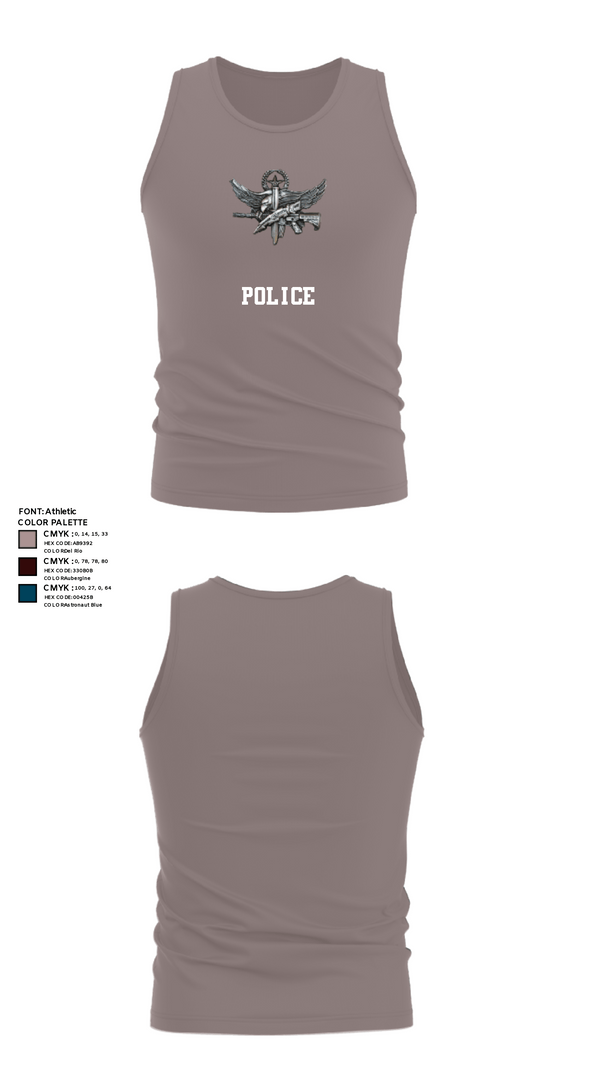 Tank Top, Joliet Police Special Operations Squad, Police, Teamtime, Team time, sublimation, custom sports apparel, team uniforms, spirit wear, spiritwear, sports uniforms, custom shirts, team store, custom team store, fundraiser sports, apparel fundraiser