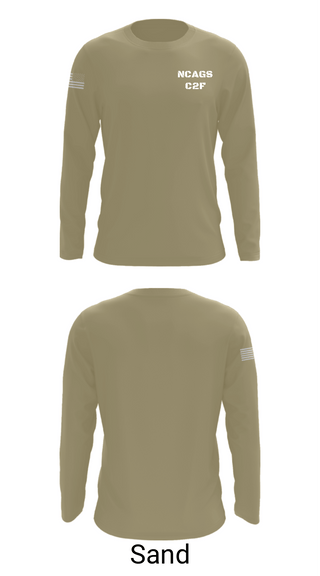Long Sleeve Performance Shirt, NCAGS C2F, Navy, Teamtime, Team time, sublimation, custom sports apparel, team uniforms, spirit wear, spiritwear, sports uniforms, custom shirts, team store, custom team store, fundraiser sports, apparel fundraiser