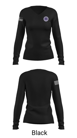 Women's Long Sleeve Vneck Shirt, East Stroudsburg Softball Little League, Softball, Teamtime, Team time, sublimation, custom sports apparel, team uniforms, spirit wear, spiritwear, sports uniforms, custom shirts, team store, custom team store, fundraiser sports, apparel fundraiser