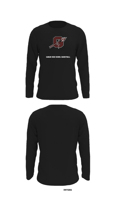 Ganado High School Basketball 15621417 Long Sleeve Performance Shirt - 27