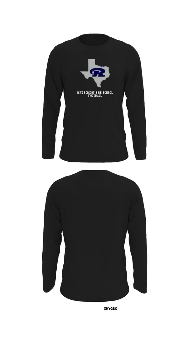 Long Sleeve Performance Shirt, Rivercrest High School Football, Football, Teamtime, Team time, sublimation, custom sports apparel, team uniforms, spirit wear, spiritwear, sports uniforms, custom shirts, team store, custom team store, fundraiser sports, apparel fundraiser