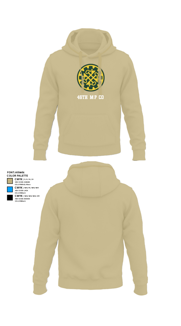Hoodie, 46th MP Co, Army, Teamtime, Team time, sublimation, custom sports apparel, team uniforms, spirit wear, spiritwear, sports uniforms, custom shirts, team store, custom team store, fundraiser sports, apparel fundraiser