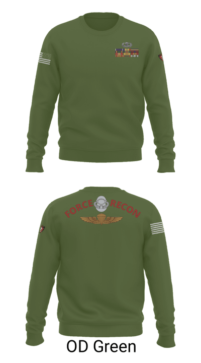 B Co. 3rd Recon Bn 24537683 Crew Neck Sweatshirt - 45