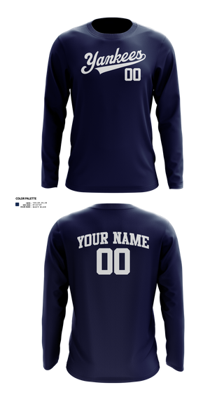 Long Sleeve Performance Shirt, IWV Youth Baseball, Baseball, Teamtime, Team time, sublimation, custom sports apparel, team uniforms, spirit wear, spiritwear, sports uniforms, custom shirts, team store, custom team store, fundraiser sports, apparel fundraiser