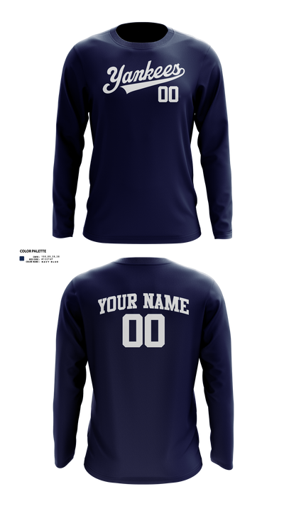 IWV Youth Baseball 93154147 Long Sleeve Performance Shirt 110