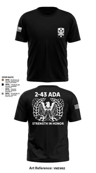 Old School Cotton Feel Shirt, 2/43 ADA, Army, Teamtime, Team time, sublimation, custom sports apparel, team uniforms, spirit wear, spiritwear, sports uniforms, custom shirts, team store, custom team store, fundraiser sports, apparel fundraiser