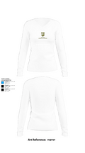 ENFORCE CONCRETE COATINGS 12824441 Women's Long Sleeve V-neck Shirt - 15