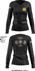 Chaos Co, H2F 60827617 Women's Long Sleeve V-neck Shirt - 1