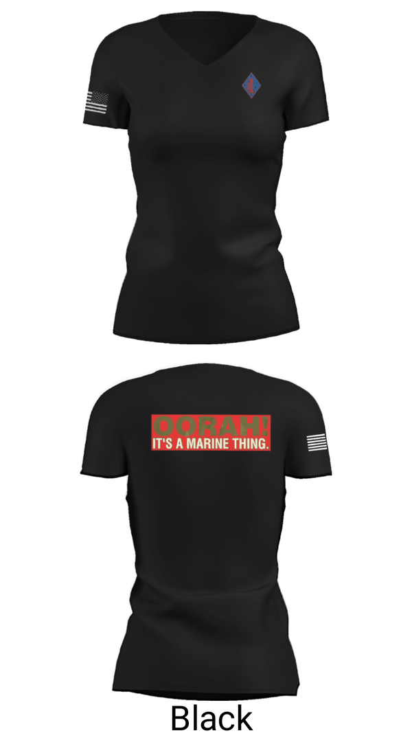 Women's Short Sleeve Vneck Shirt, 1st Marine Regiment, Marines, Teamtime, Team time, sublimation, custom sports apparel, team uniforms, spirit wear, spiritwear, sports uniforms, custom shirts, team store, custom team store, fundraiser sports, apparel fundraiser