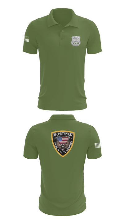 Co-op City Police Department 96634913 Short Sleeve Performance Polo - 45
