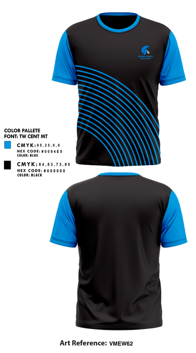 Telfair County Middle School Cross Country 95100418 Short Sleeve Performance Shirt - 1