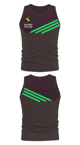 Tank Top, Academy Wolves, Baseball, Teamtime, Team time, sublimation, custom sports apparel, team uniforms, spirit wear, spiritwear, sports uniforms, custom shirts, team store, custom team store, fundraiser sports, apparel fundraiser