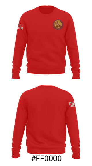 Crew Neck Sweatshirt, East Richland Christian School Track, Track & Field, Teamtime, Team time, sublimation, custom sports apparel, team uniforms, spirit wear, spiritwear, sports uniforms, custom shirts, team store, custom team store, fundraiser sports, apparel fundraiser