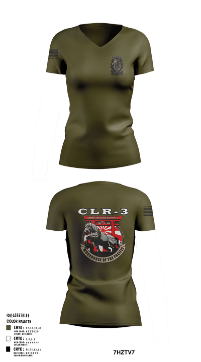 WorkHorse 24111487 Women's Short Sleeve V-neck Shirt - 1