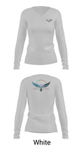 Royal Motors 74225673 Women's Long Sleeve V-neck Shirt -1 16