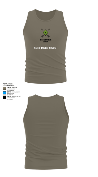 Tank Top, Task Force Arrow, , Teamtime, Team time, sublimation, custom sports apparel, team uniforms, spirit wear, spiritwear, sports uniforms, custom shirts, team store, custom team store, fundraiser sports, apparel fundraiser