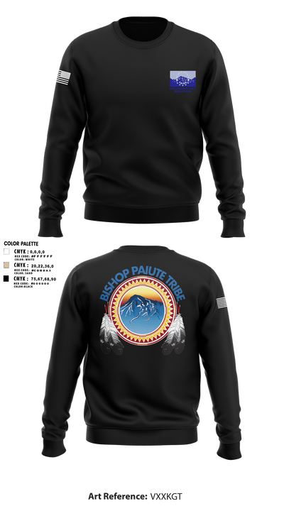 Bishop Paiute EMO/ Hazardous Fiels Reduction 49408789 Crew Neck Sweatshirt - 3