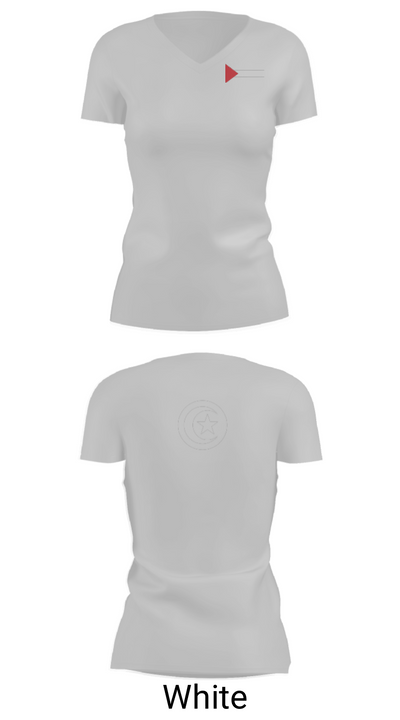 Nate higgers 97002600 Women's Short Sleeve V-neck Shirt - 19