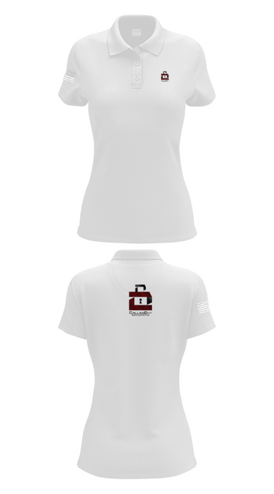 CalledOut Security 52981912 Women's Short Sleeve Performance Polo  - 17