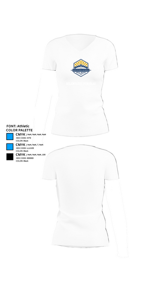 Womens Short Sleeve Vneck Shirt, Relentless Pergolas, , Teamtime, Team time, sublimation, custom sports apparel, team uniforms, spirit wear, spiritwear, sports uniforms, custom shirts, team store, custom team store, fundraiser sports, apparel fundraiser
