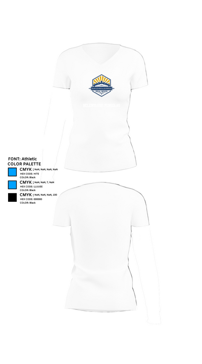 Relentless Pergolas 74517746 Women's Short Sleeve V-neck Shirt - 18
