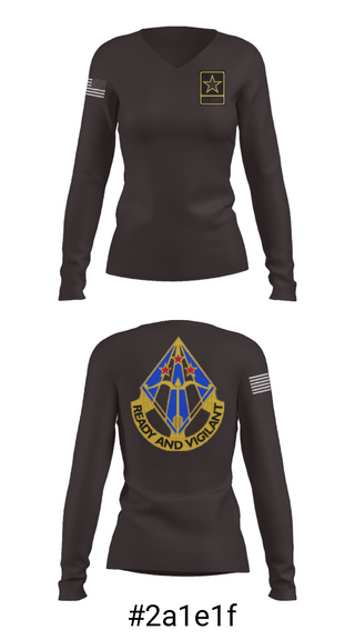 Women's Long Sleeve Vneck Shirt, Air defense, National Guard, Teamtime, Team time, sublimation, custom sports apparel, team uniforms, spirit wear, spiritwear, sports uniforms, custom shirts, team store, custom team store, fundraiser sports, apparel fundraiser