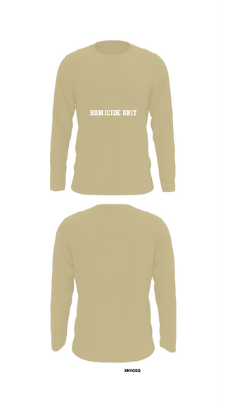 Long Sleeve Performance Shirt, Homicide unit, Police, Teamtime, Team time, sublimation, custom sports apparel, team uniforms, spirit wear, spiritwear, sports uniforms, custom shirts, team store, custom team store, fundraiser sports, apparel fundraiser