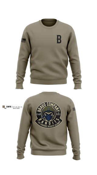 Crew Neck Sweatshirt, , Army, Teamtime, Team time, sublimation, custom sports apparel, team uniforms, spirit wear, spiritwear, sports uniforms, custom shirts, team store, custom team store, fundraiser sports, apparel fundraiser